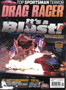 DRAG RACER 2017 JAN - ART CHRISMAN, CHOOSE RIGHT MSD UNIT, NHRA US NATS PHOTOS